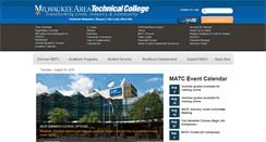 Desktop Screenshot of matc.edu
