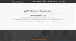 Desktop Screenshot of matcclubs.matc.edu